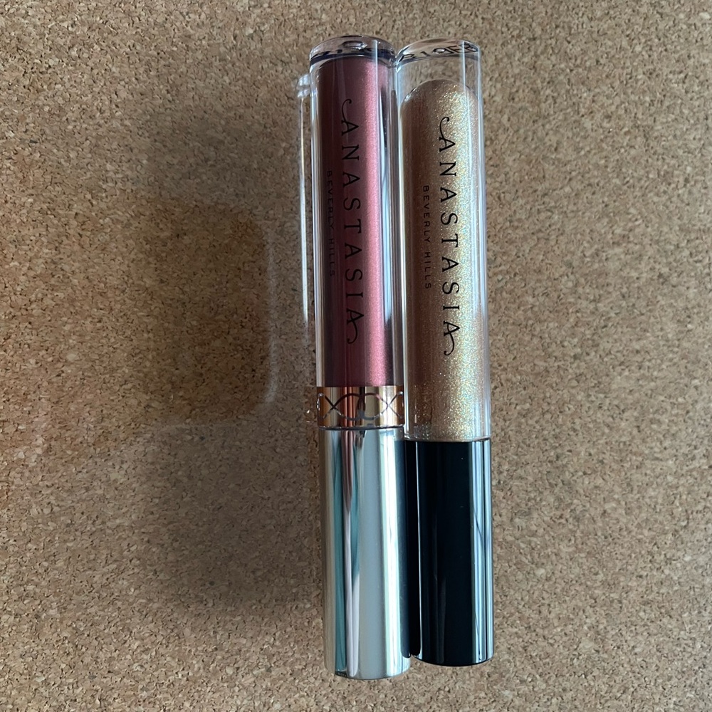 Anastasia Beverly Hills Pink and Gold Lip Gloss Collection